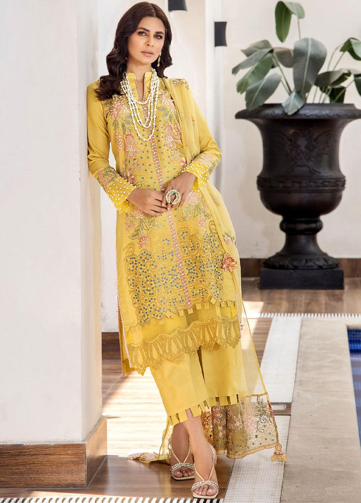 Meherma By Panache Embroidered Lawn Suits Unstitched 3 Piece PCH23MH D-06 - Eid Collection