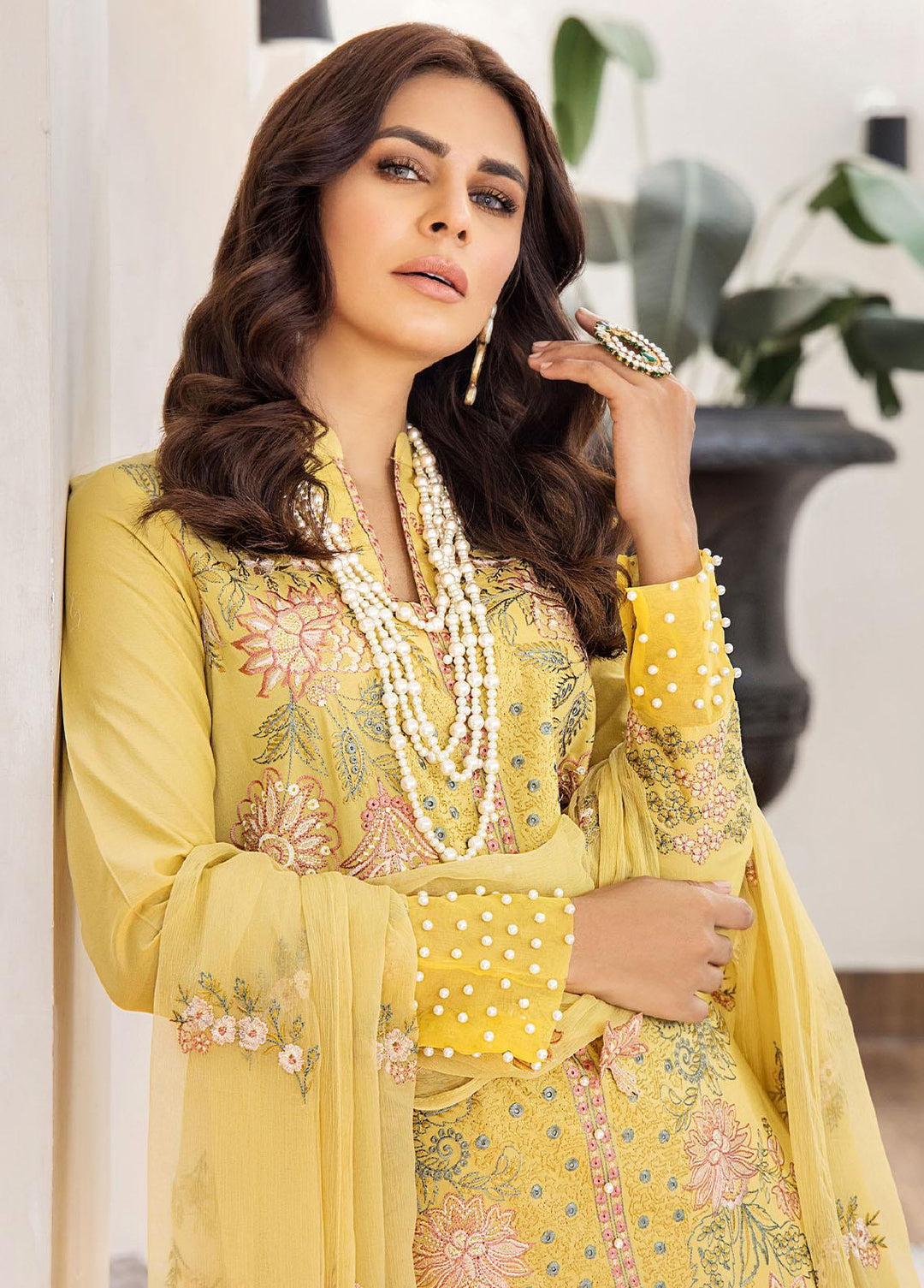 Meherma By Panache Embroidered Lawn Suits Unstitched 3 Piece PCH23MH D-06 - Eid Collection