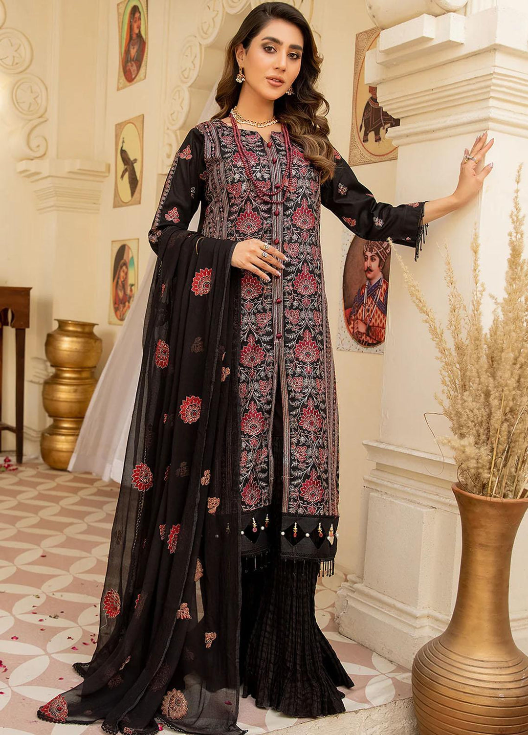 Mehr-E-Mah By Mahnur Embroidered Lawn Suits Unstitched 3 Piece MN23MM D-04 - Summer Collection