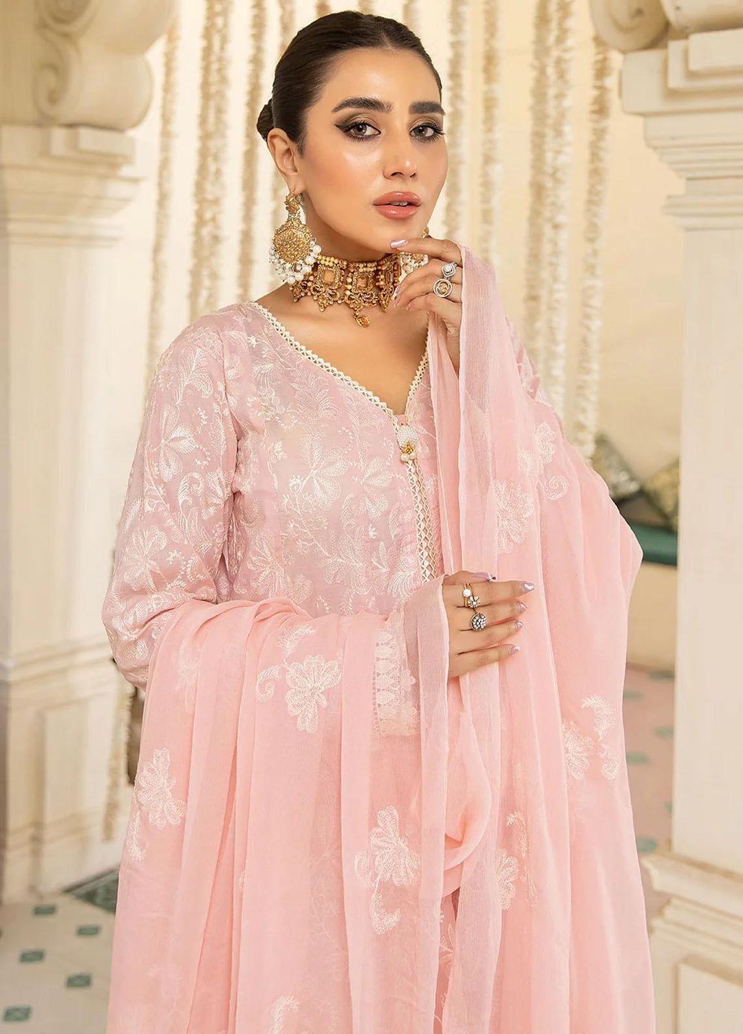 Mehr-E-Mah By Mahnur Embroidered Lawn Suits Unstitched 3 Piece MN23MM D-08 - Summer Collection