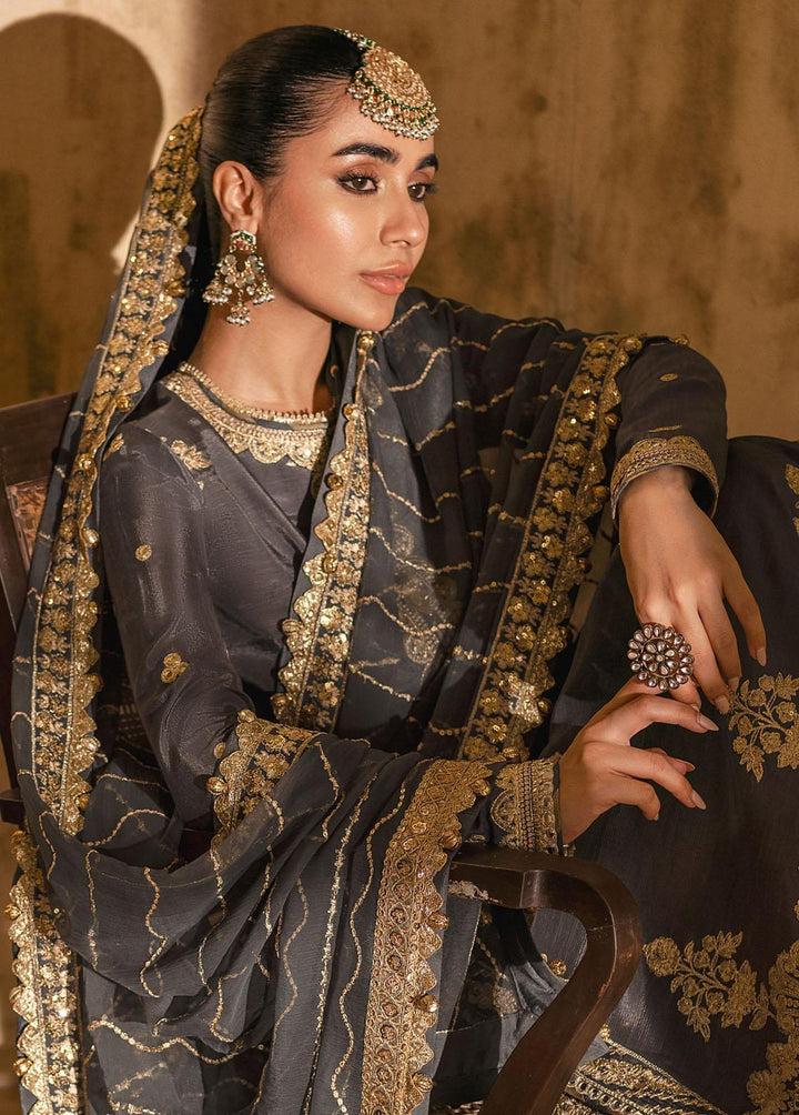 Mehr-o-Maah by Asim Jofa Embroidered Suits Unstitched 3 Piece AJ23MM AJM-06 - Luxury Festive Collection