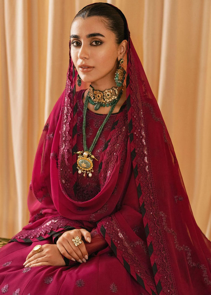 Mehr-o-Maah by Asim Jofa Embroidered Suits Unstitched 3 Piece AJ23MM AJM-08 - Luxury Festive Collection