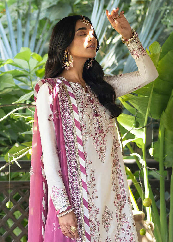 Mehr-o-Maah by Asim Jofa Embroidered Suits Unstitched 3 Piece AJ23MM AJM-18 - Luxury Festive Collection