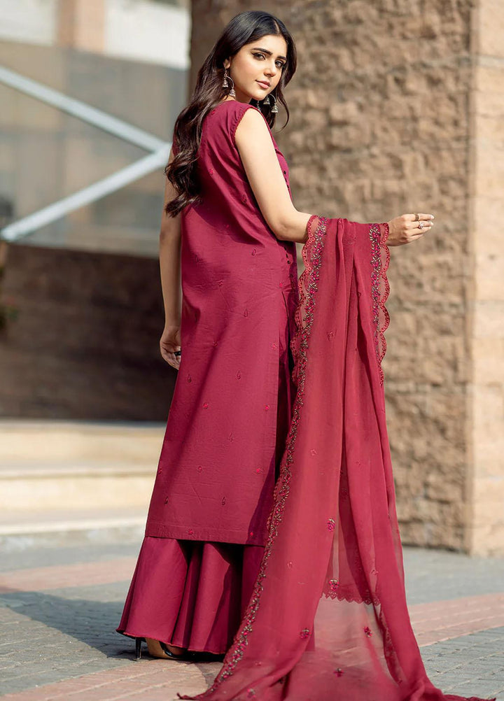 Mehr O Mah By Bin Ilyas Embroidered Lawn Suits Unstitched 3 Piece BI23MM 1815-A - Summer Collection