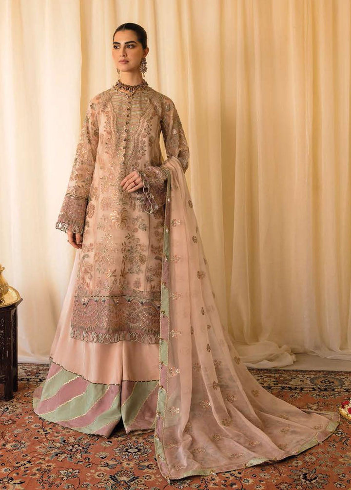 Mehrbano By Ayzel Embroidered Chiffon Suits Unstitched 3 Piece AAF23M AZ-V3-02 Everly - Luxury Collection