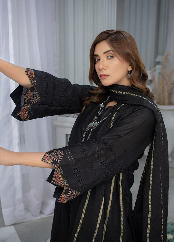 Mehru By Mahnur Embroidered Chikankari Lawn Suits Unstitched 3 Piece MN23MH D-08 - Eid Collection