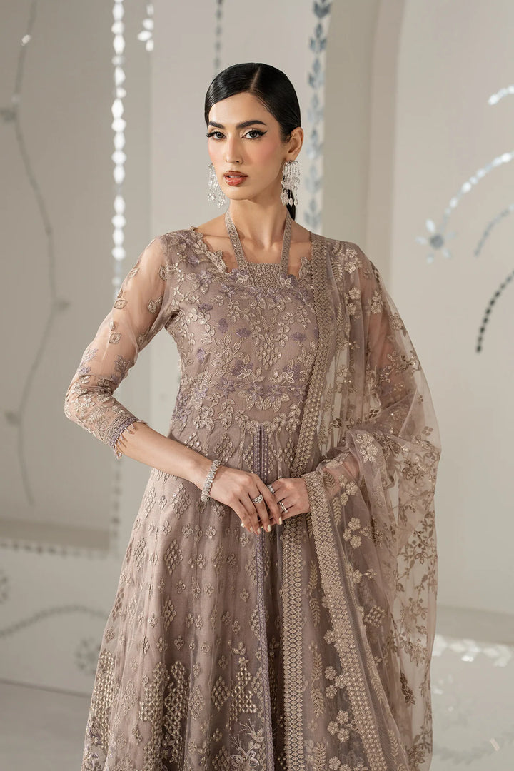 Shehnai by Lavish Premium Unstitched Embroidered Organza 3 Piece Suit LVP26USO SH-07 MAHVEEN - Wedding Collection