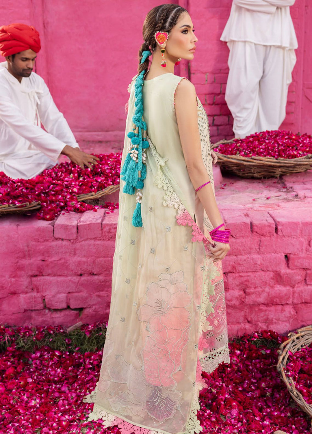 Mela by Nureh Embroidered Lawn Suit Unstitched 3 Piece NU24MF NDS-103 - Festive Summer Collection