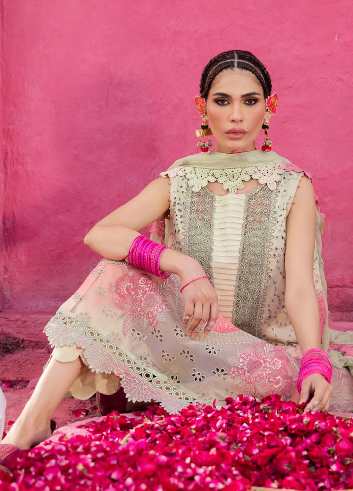 Mela by Nureh Embroidered Lawn Suit Unstitched 3 Piece NU24MF NDS-103 - Festive Summer Collection