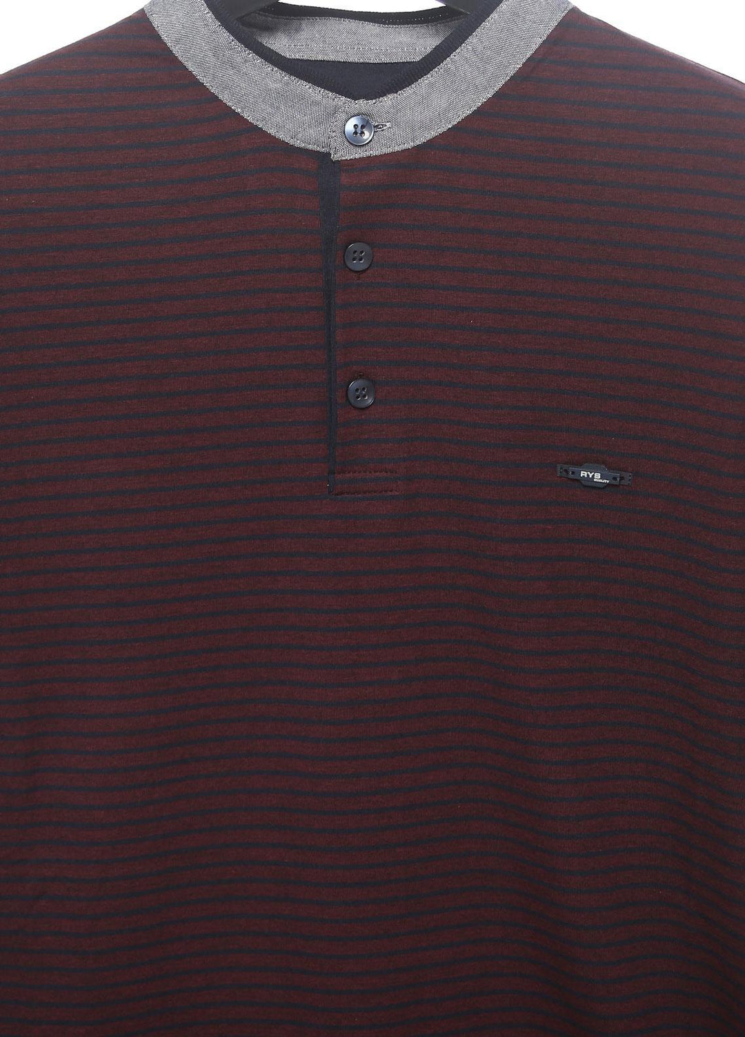 Sanaulla Exclusive Range Cotton Casual Men T-Shirts -  D-5627 Maroon