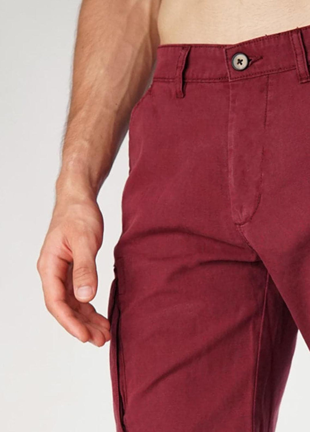 Mendeez   Bottom for Men -  Burgundy Cargo Shorts