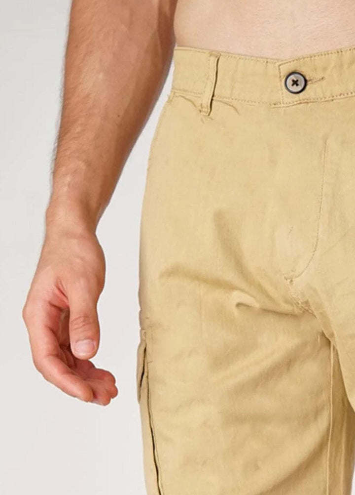 Mendeez   Bottom for Men -  Camel Cargo Shorts