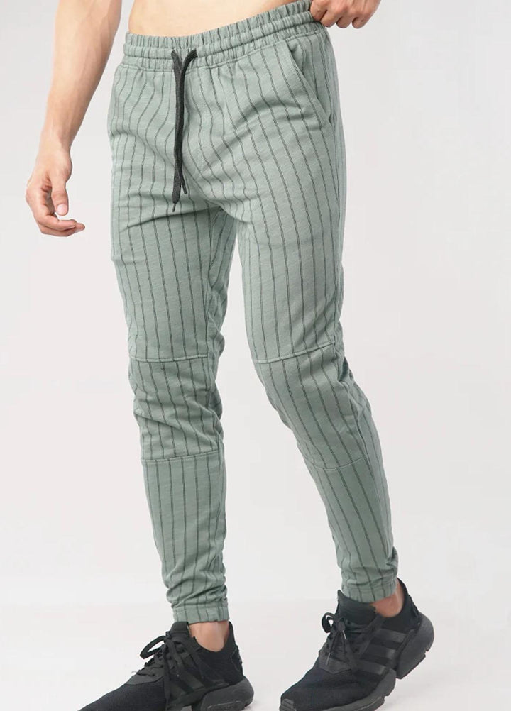 Mendeez   Bottom for Men -  Double Striped Cut And Sew Joggers Pants