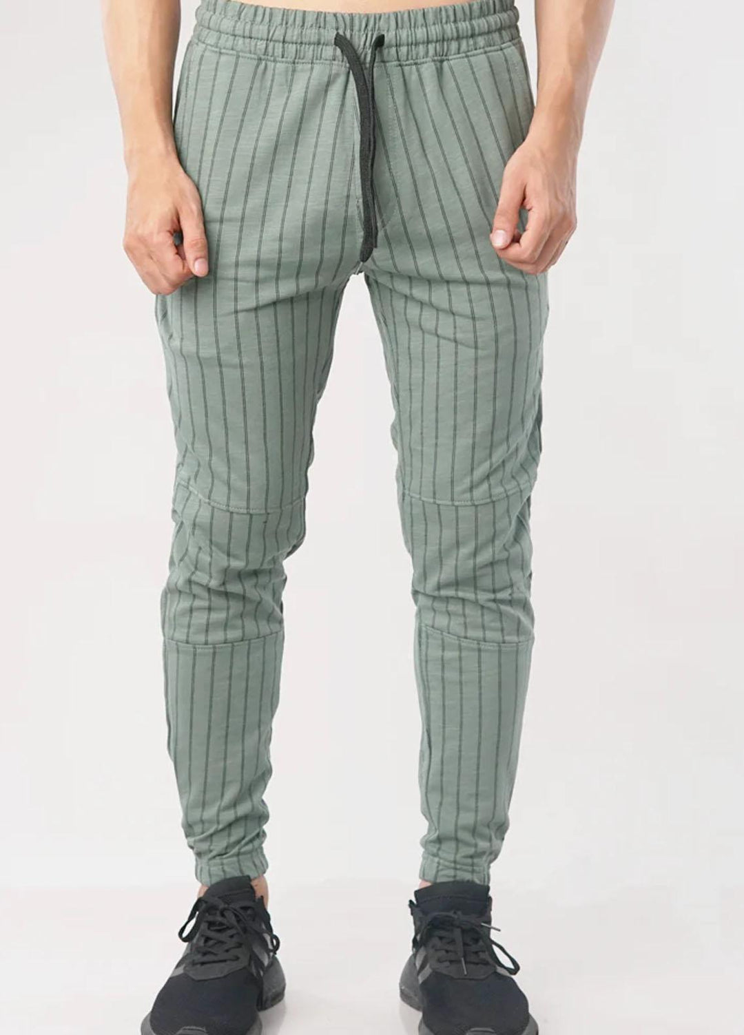 Mendeez   Bottom for Men -  Double Striped Cut And Sew Joggers Pants