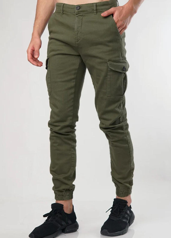 Mendeez   Bottom for Men -  Olive Cargo Pants
