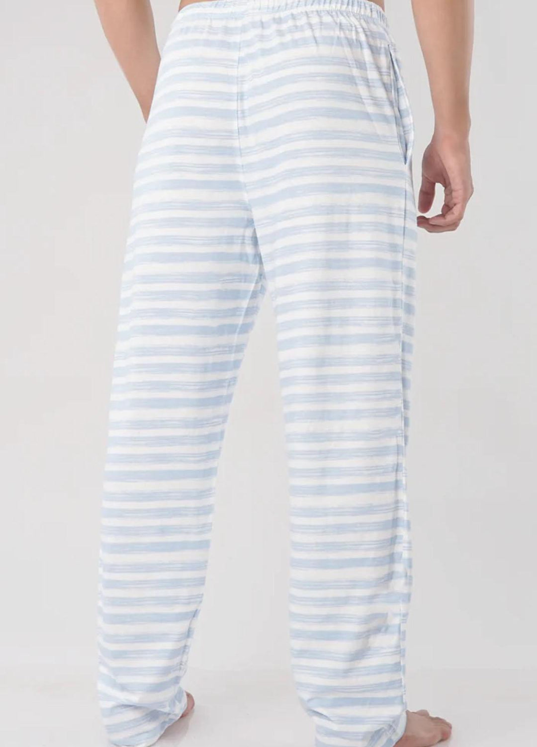 Mendeez   Pajama for Men -  Breton Stripes Jersey Pajamas
