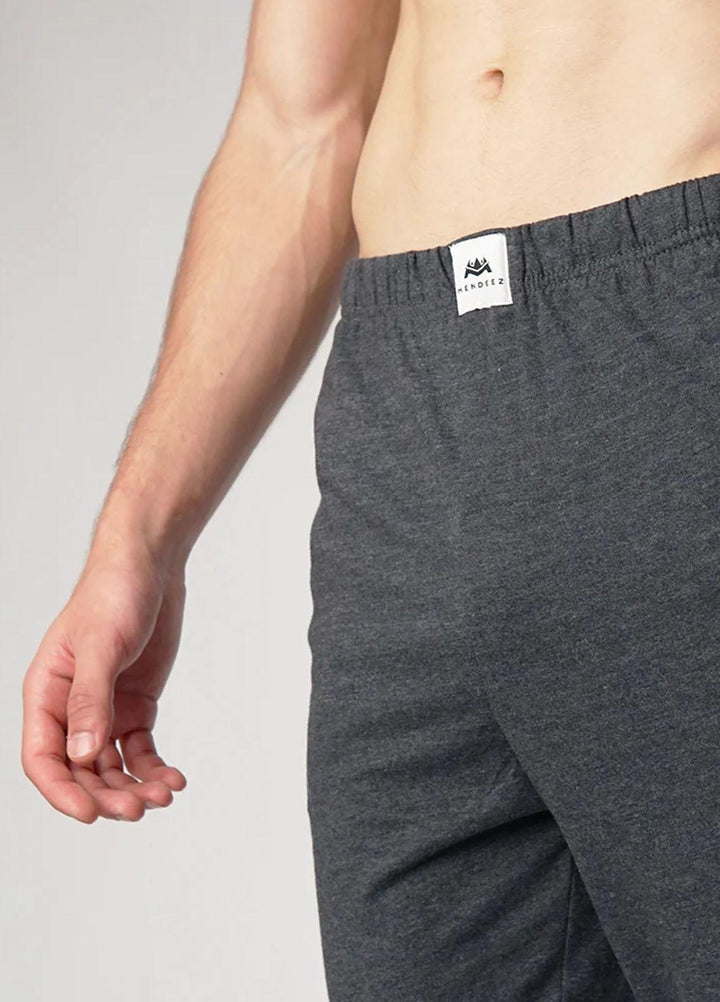 Mendeez   Pajama for Men -  Jersey Pajama Pants Charcoal Grey