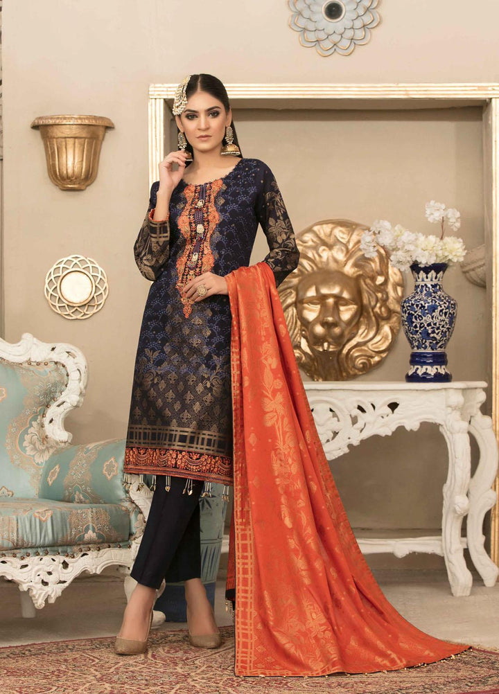 Mentonia by Riaz Arts Embroidered Banarsi Suits Unstitched 3 Piece RA21MB 02 - Summer Collection
