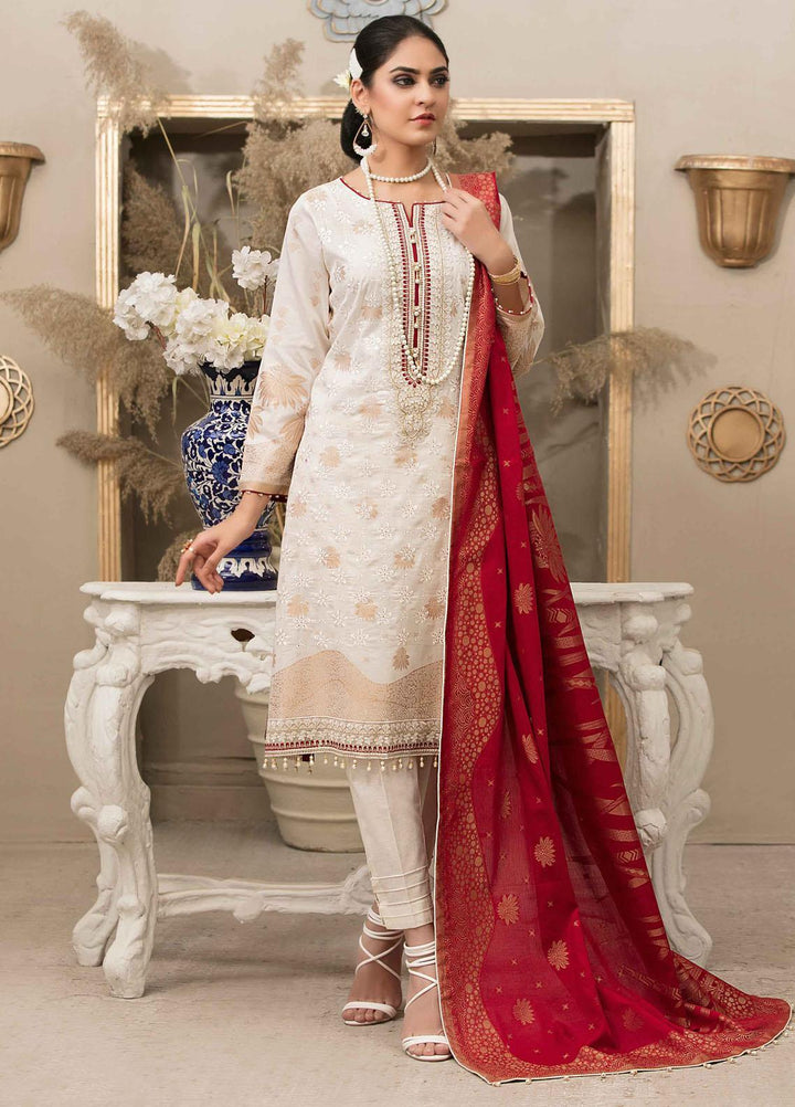 Mentonia by Riaz Arts Embroidered Banarsi Suits Unstitched 3 Piece RA21MB 04 - Summer Collection