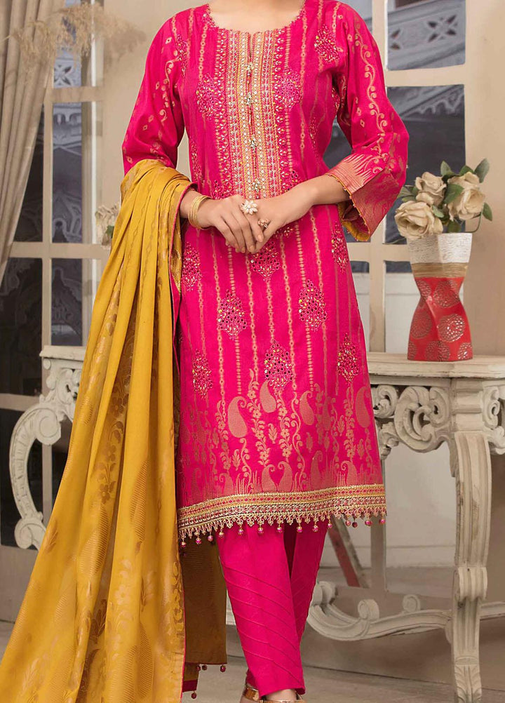 Mentonia by Riaz Arts Embroidered Banarsi Suits Unstitched 3 Piece RA21MB 10 - Summer Collection