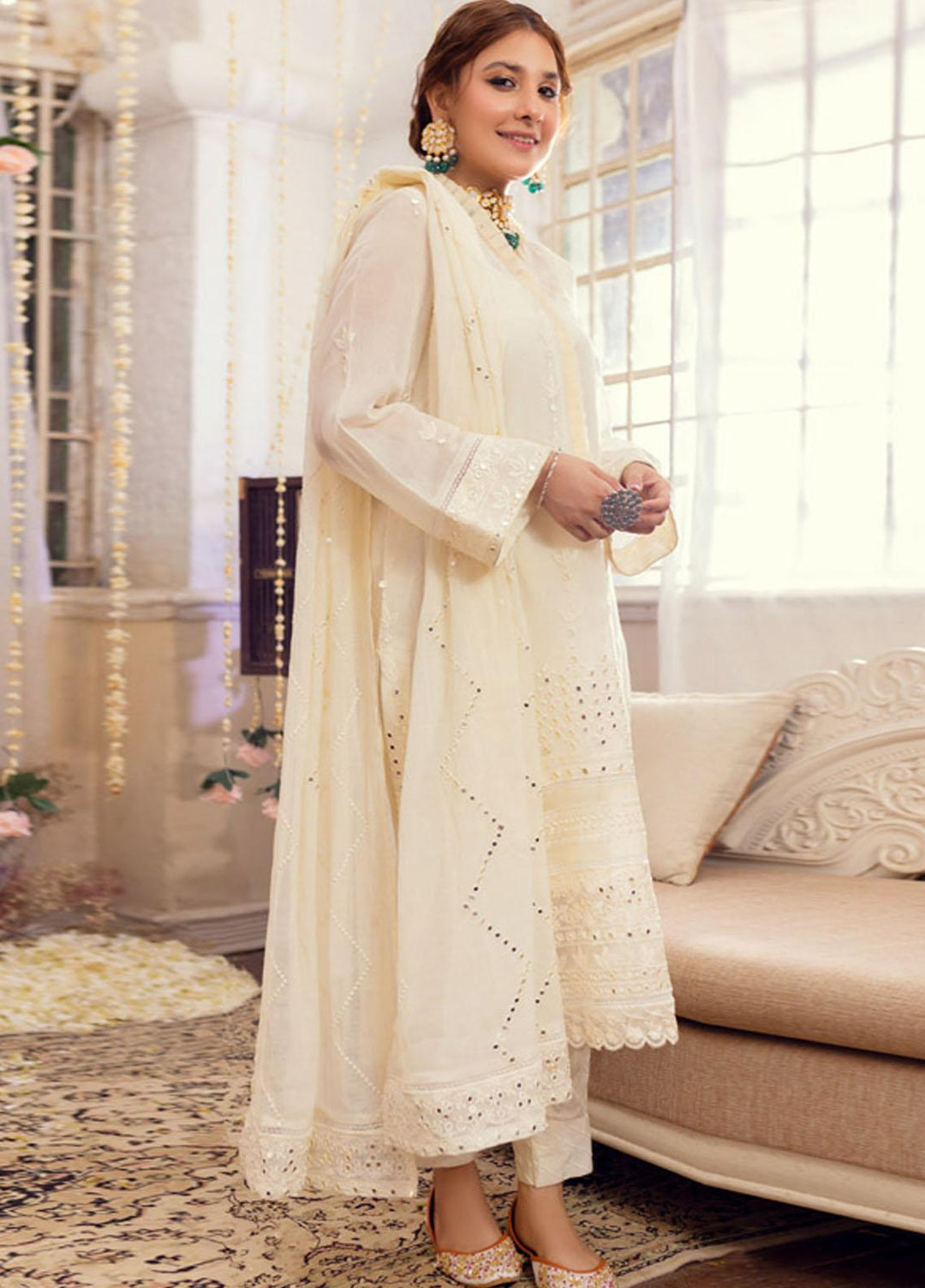 Merakish By Shahzeb Textiles Embroidered Khaddi Suits Unstitched 3 Piece ST22MK MR-C-V1-D9 - Luxury Collection