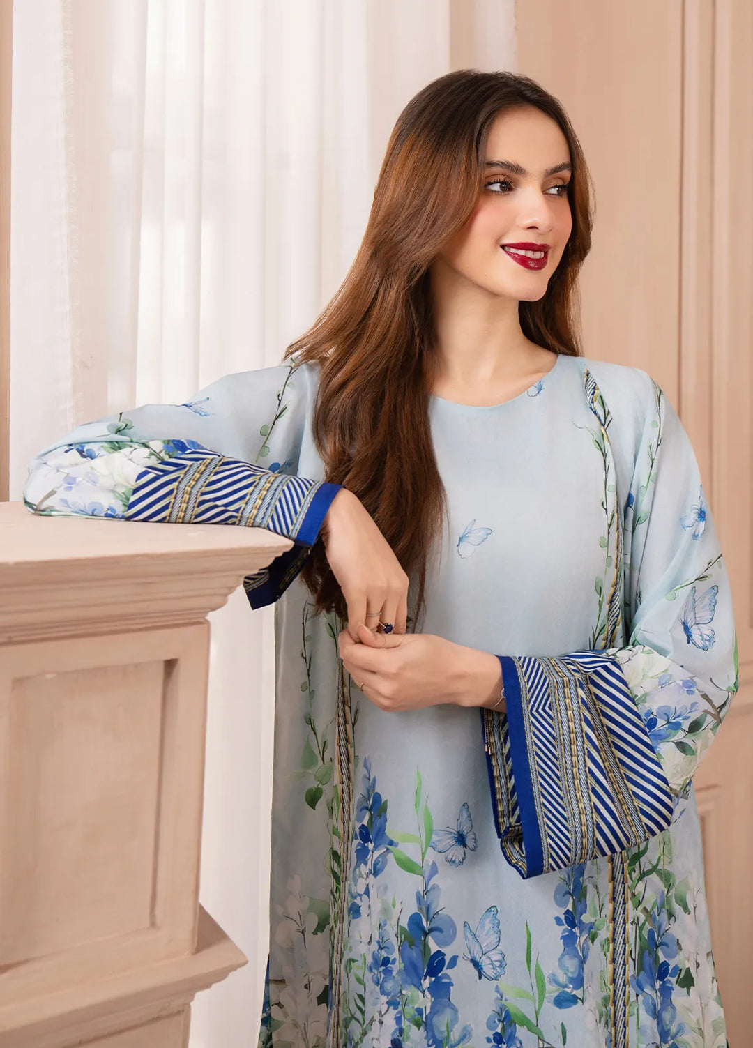 Midnight Baroque by Meerak Pret Printed Grip 2 Piece Suit Lagune