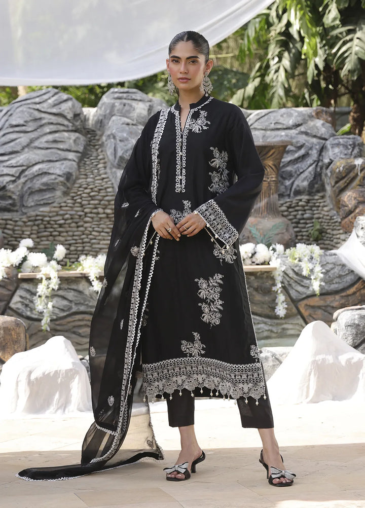 Mina by Salitex Embroidered Cambric Suits Unstitched 3 Piece SUNW24MI077UT - Fall Collection
