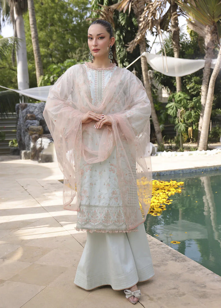 Mina by Salitex Embroidered Cambric Suits Unstitched 3 Piece SUNW24MI082UT - Fall Collection