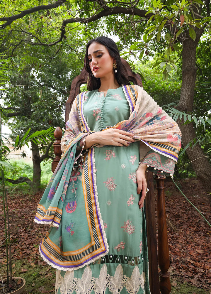 Mina By Salitex Embroidered Lawn Suit Unstitched 3 Piece SUNS24ALM006UT - Summer Collection