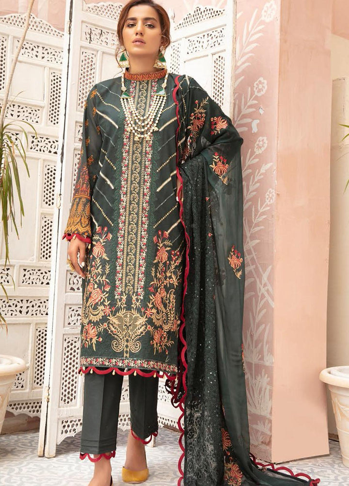 Mina Naqsh by Riaz Arts Embroidered Swiss Suits Unstitched 3 Piece RA21MN SL-01 - Summer Collection