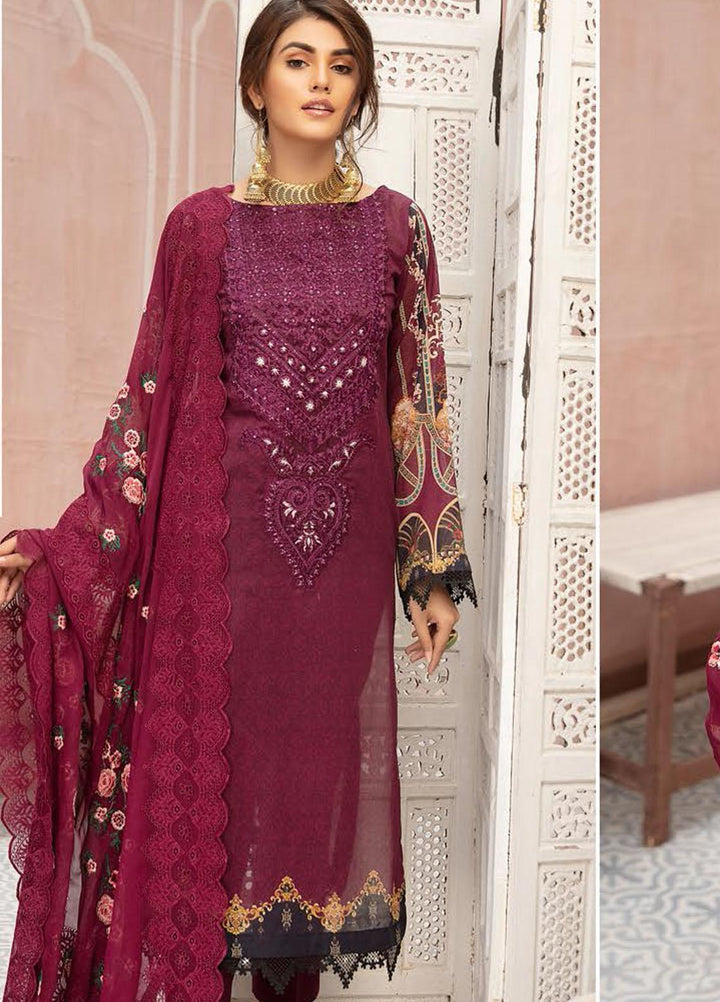 Mina Naqsh by Riaz Arts Embroidered Swiss Suits Unstitched 3 Piece RA21MN SL-06 - Summer Collection