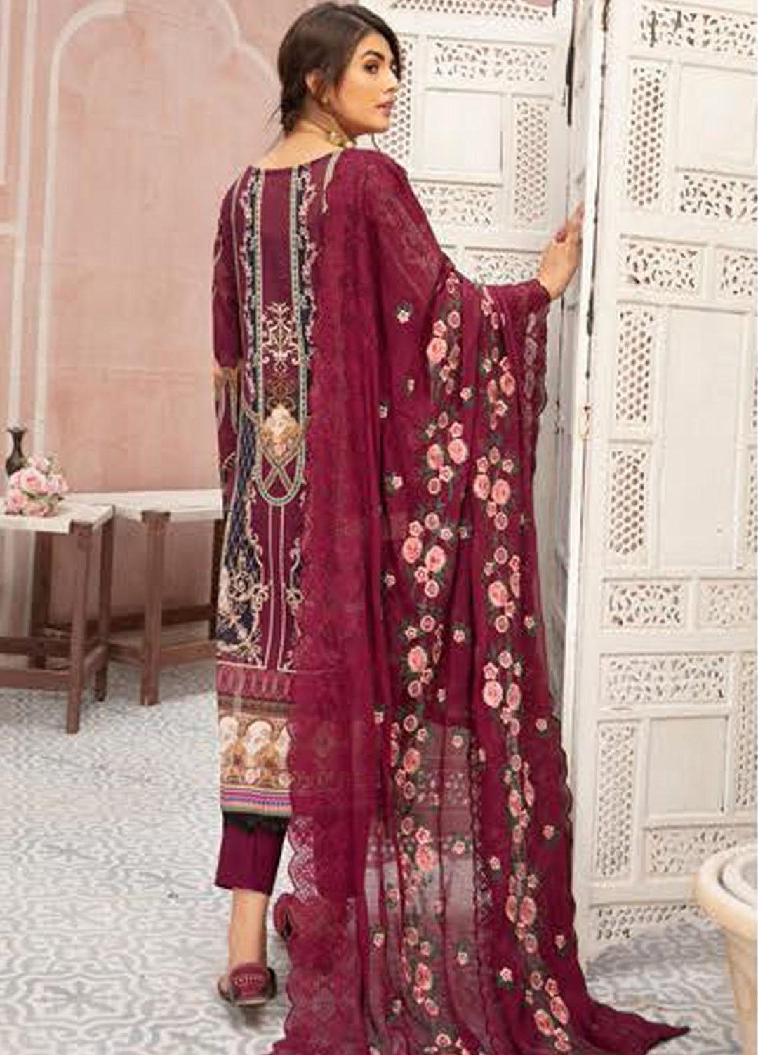Mina Naqsh by Riaz Arts Embroidered Swiss Suits Unstitched 3 Piece RA21MN SL-06 - Summer Collection