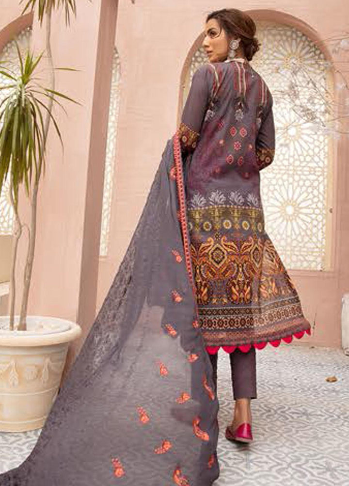 Mina Naqsh by Riaz Arts Embroidered Swiss Suits Unstitched 3 Piece RA21MN SL-09 - Summer Collection
