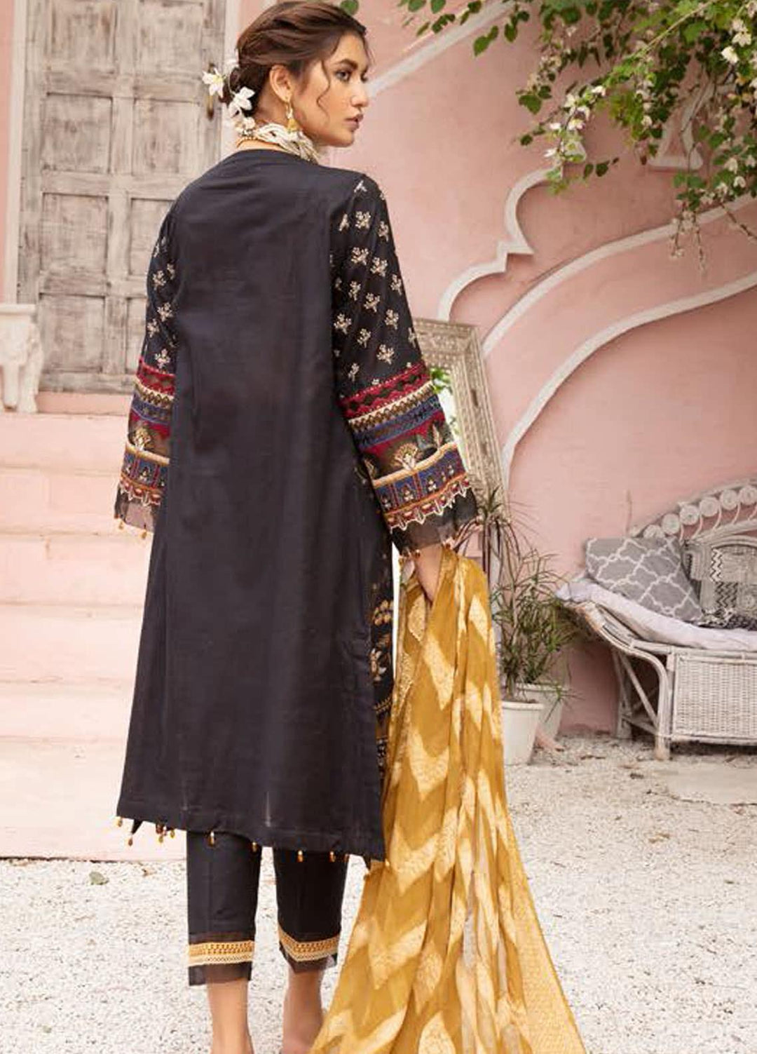 Mina by Riaz Arts Embroidered Lawn Suits Unstitched 3 Piece RA21SM SL-07 - Summer Collection