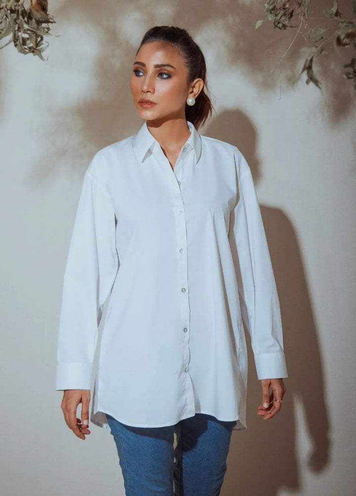 Minutiae Pret Printed Cotton Shirt Boxy Button-Down