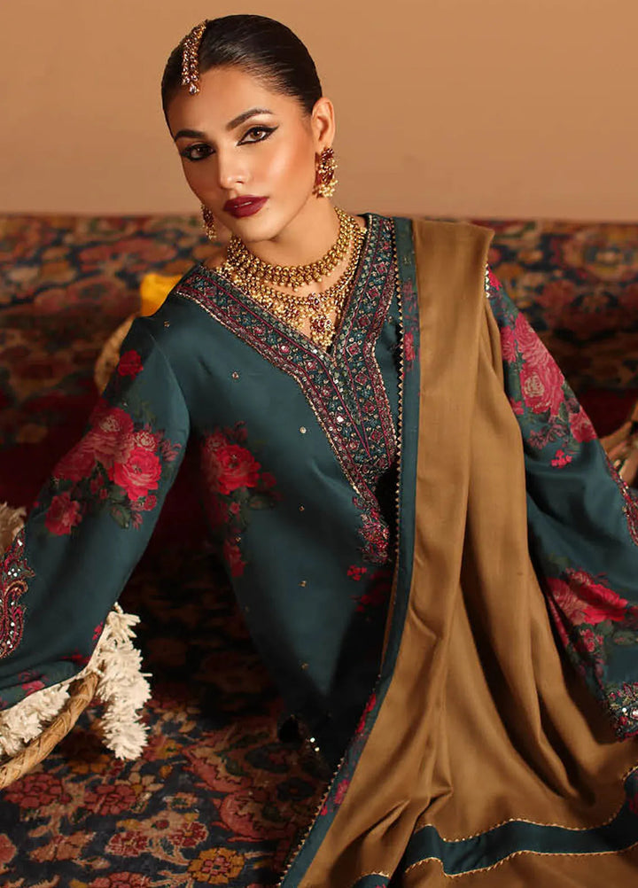 Miraas by Charizma Embroidered Viscose Suit Unstitched 3 Piece CMW4-01 - Winter Collection
