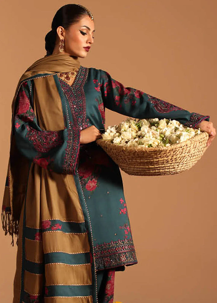 Miraas by Charizma Embroidered Viscose Suit Unstitched 3 Piece CMW4-01 - Winter Collection