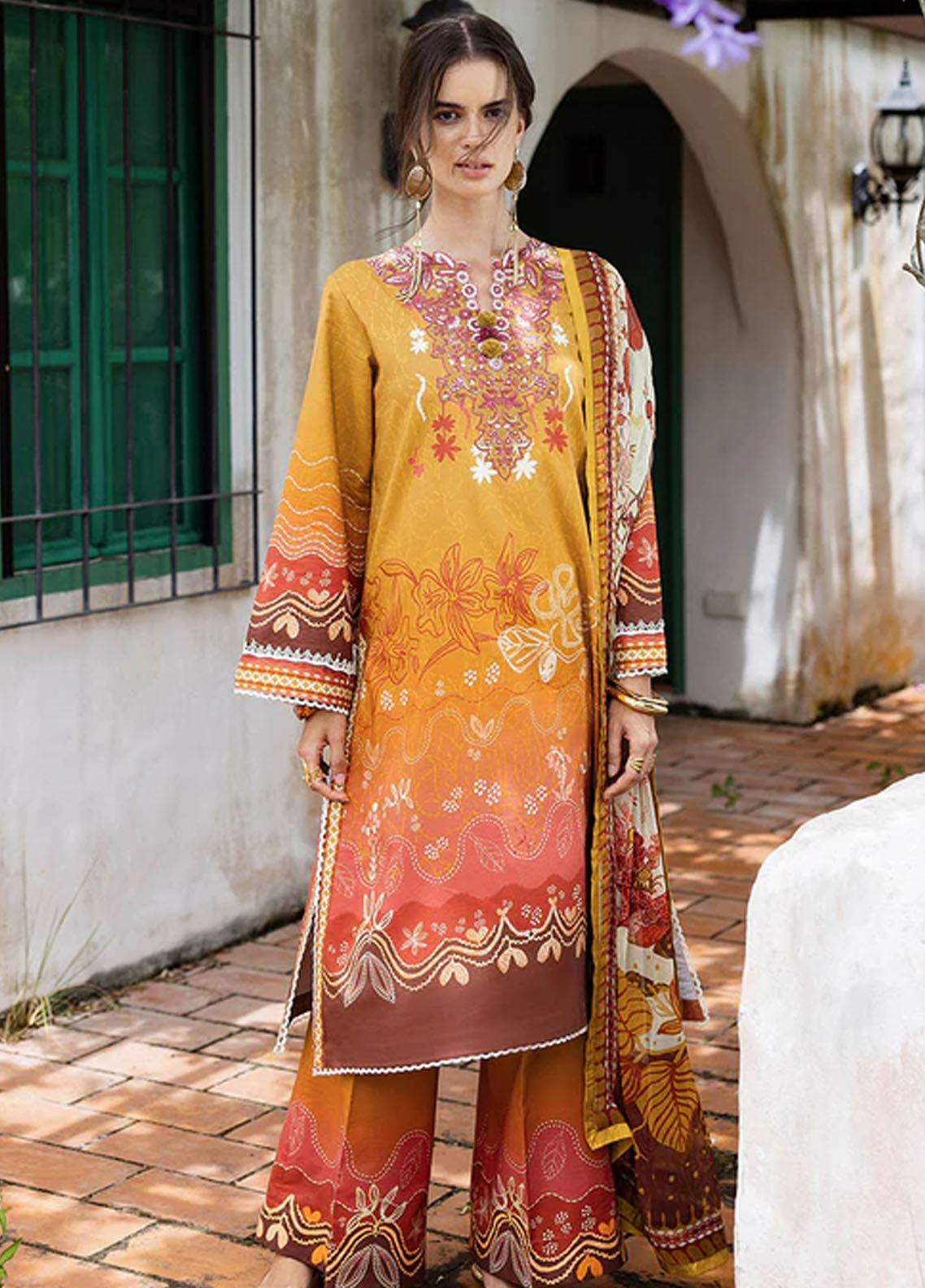 Mirasol by Mushq Embroidered Cambric Suits Unstitched 3 Piece MQ25MH D ...
