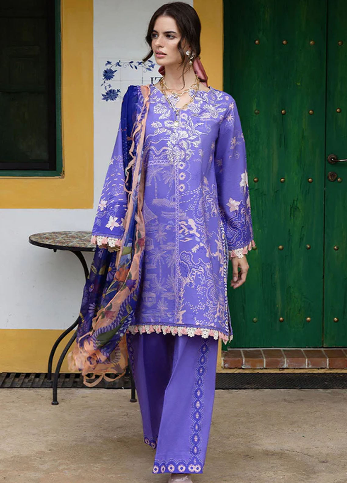 Mirasol by Mushq Embroidered Cambric Suits Unstitched 3 Piece MQ25MH D ...