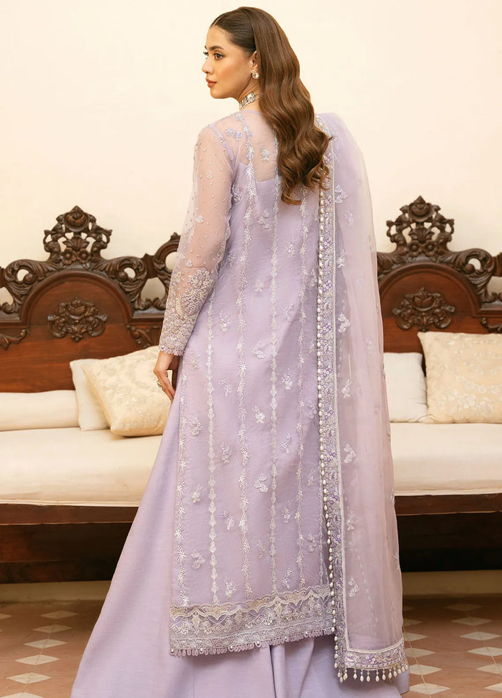 Mireya by Declare Embroidered Organza Suits Unstitched 3 Piece DC24ML Freesia LFU-0019 - Luxury Collection