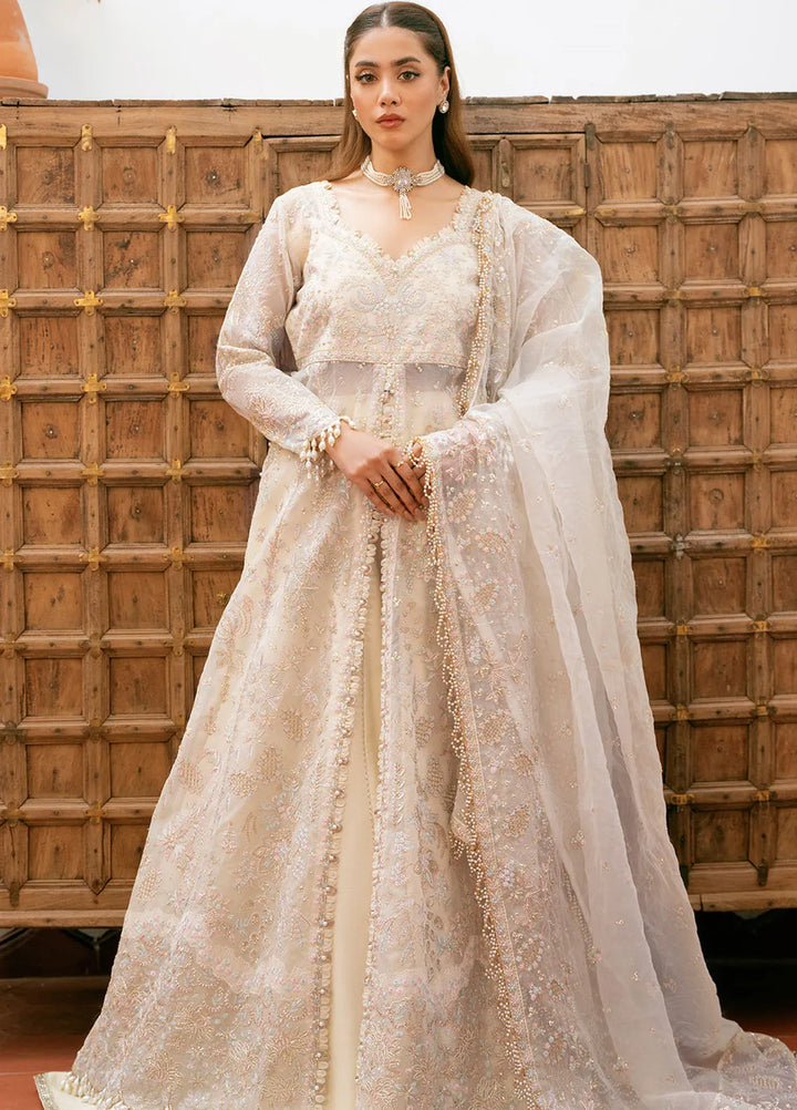 Mireya by Declare Embroidered Raw Silk Suits Unstitched 3 Piece DC24ML LOTUS LFU-0015 - Luxury Collection