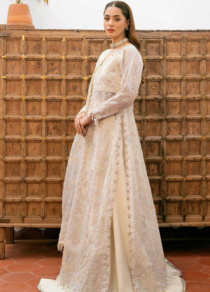 Mireya by Declare Embroidered Raw Silk Suits Unstitched 3 Piece DC24ML LOTUS LFU-0015 - Luxury Collection
