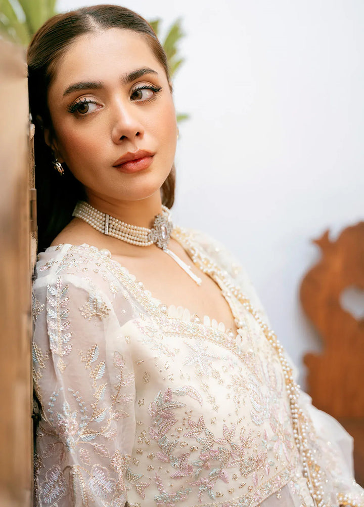 Mireya by Declare Embroidered Raw Silk Suits Unstitched 3 Piece DC24ML LOTUS LFU-0015 - Luxury Collection
