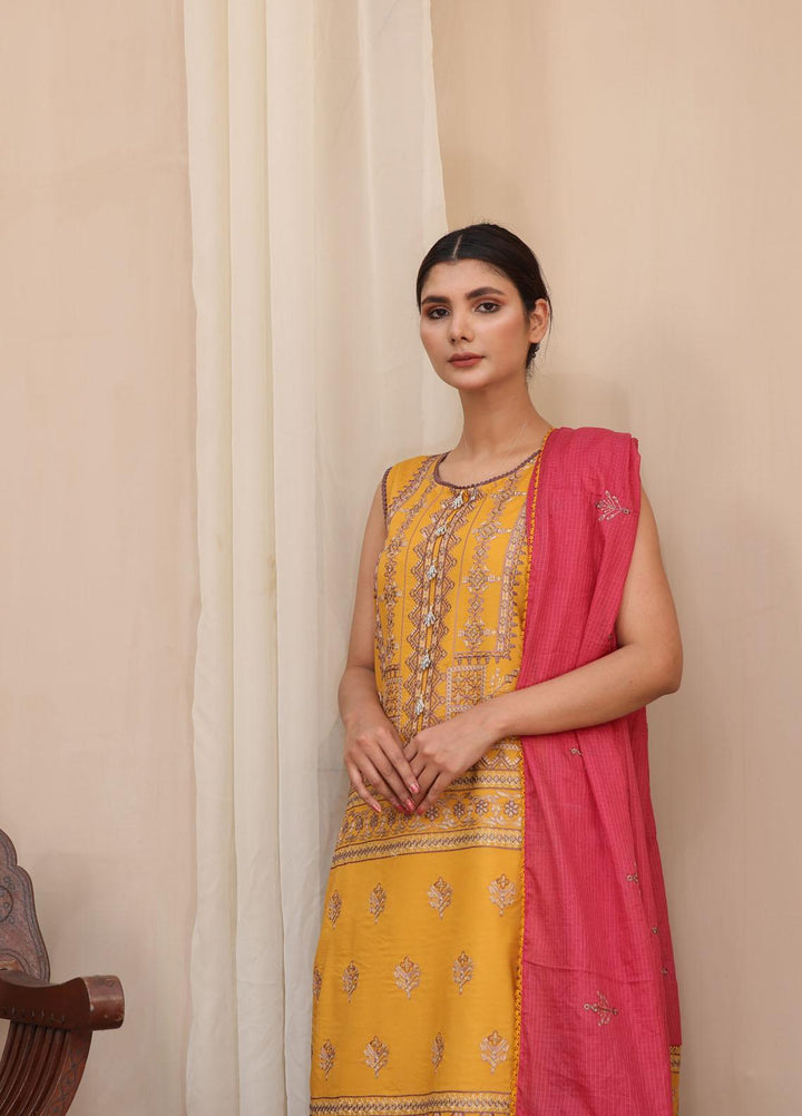 Mirha by Humdum Embroidered Lawn Suits Unstitched 3 Piece HD22M 10 - Summer Collection