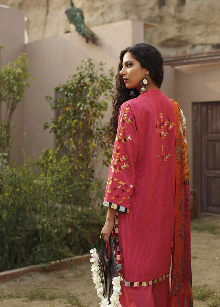 Misha Lakhani Embroidered Lawn Suits Unstitched 3 Piece ML21L 07 Noura - Summer Collection