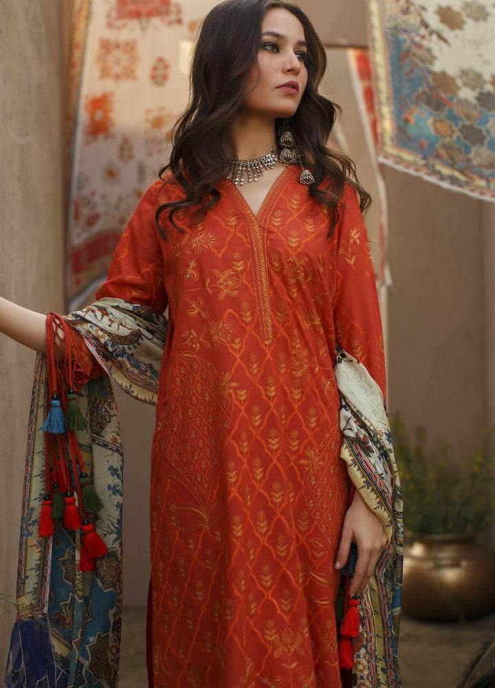 Misha Lakhani Embroidered Lawn Suits Unstitched 3 Piece ML21L 08 Isfahan - Summer Collection