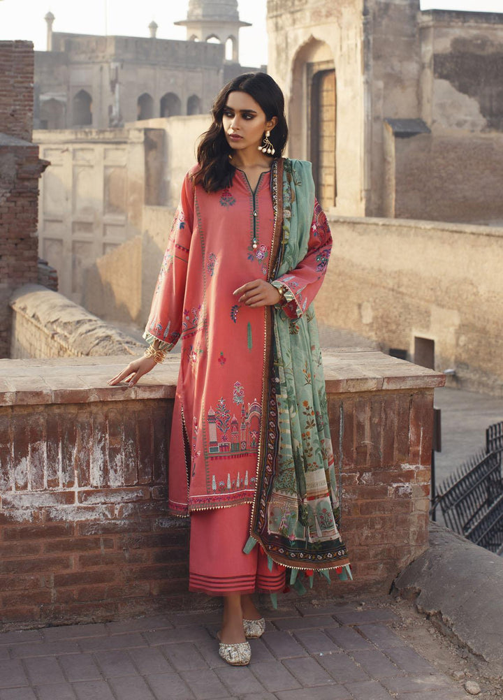 Misha Lakhani Embroidered Lawn Suits Unstitched 3 Piece ML21L 11 Charbagh - Summer Collection