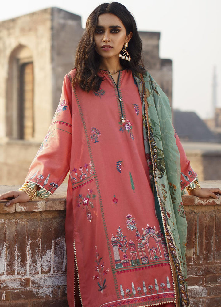 Misha Lakhani Embroidered Lawn Suits Unstitched 3 Piece ML21L 11 Charbagh - Summer Collection