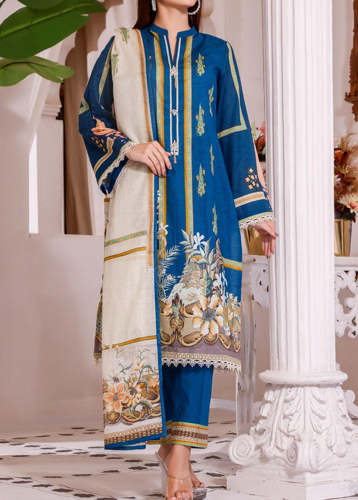 Misri By VS Textiles Printed Lawn Suits Unstitched 3 Piece VS22MP D-06 - Summer Collection
