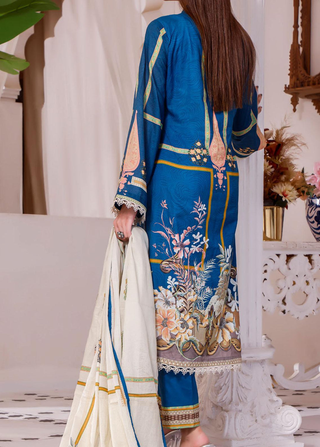 Misri By VS Textiles Printed Lawn Suits Unstitched 3 Piece VS22MP D-06 - Summer Collection